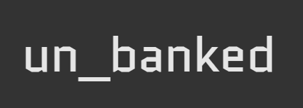 Unbanked